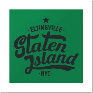 Eltingville Street Vibe - Modern Staten Island Style Posters and Art